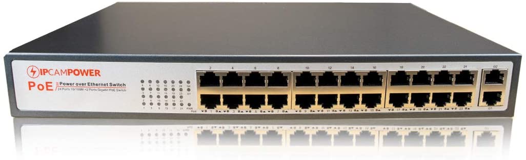 IPCamPower 24 Port POE Network Switch