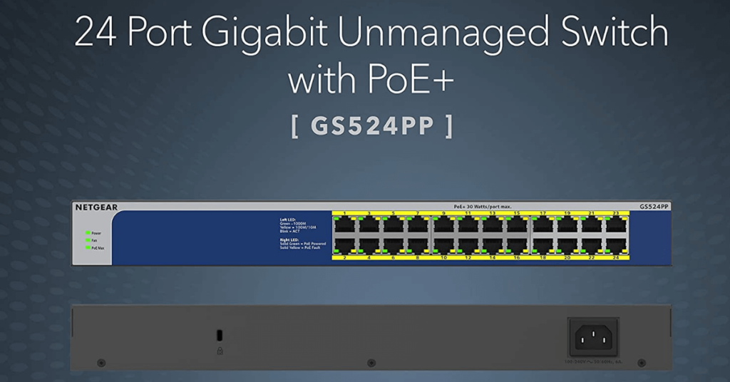 Best Unmanaged 24 Port PoE Gigabit Switch USA 2023 Smart Network Geek