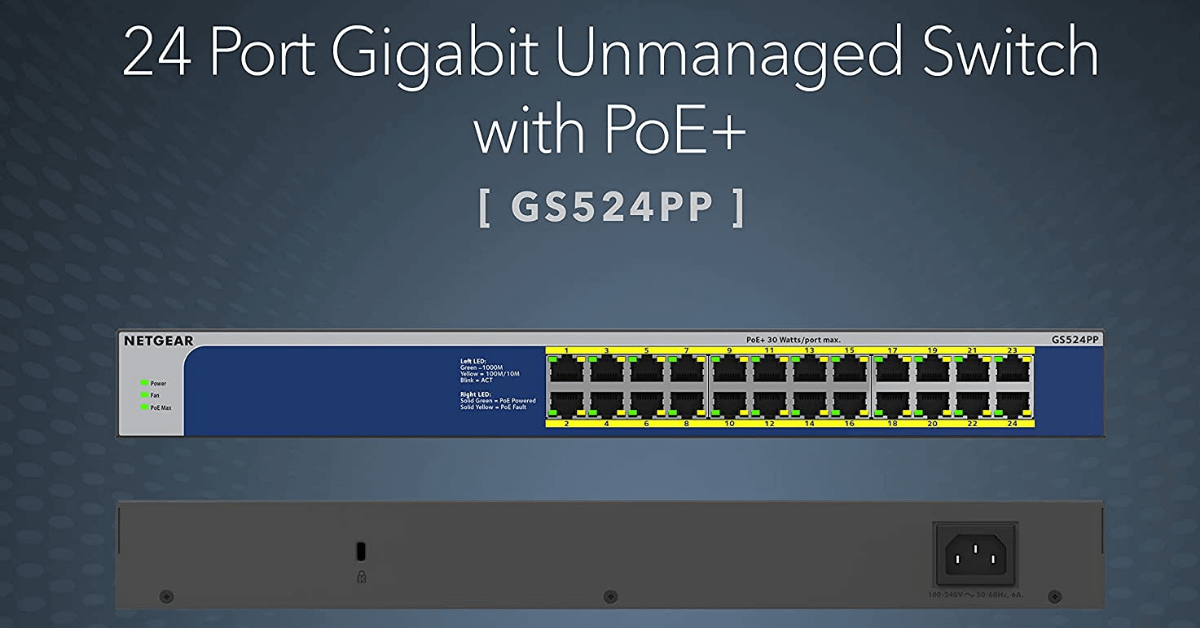 Best Unmanaged 24 Port PoE Gigabit Switch