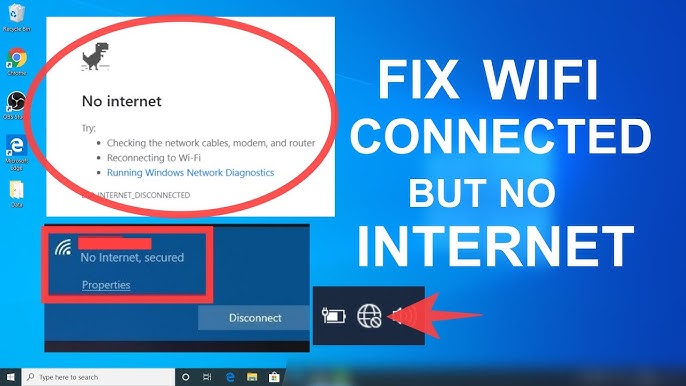 How to Resolve No Internet Access Problem in Wifi Windows 10